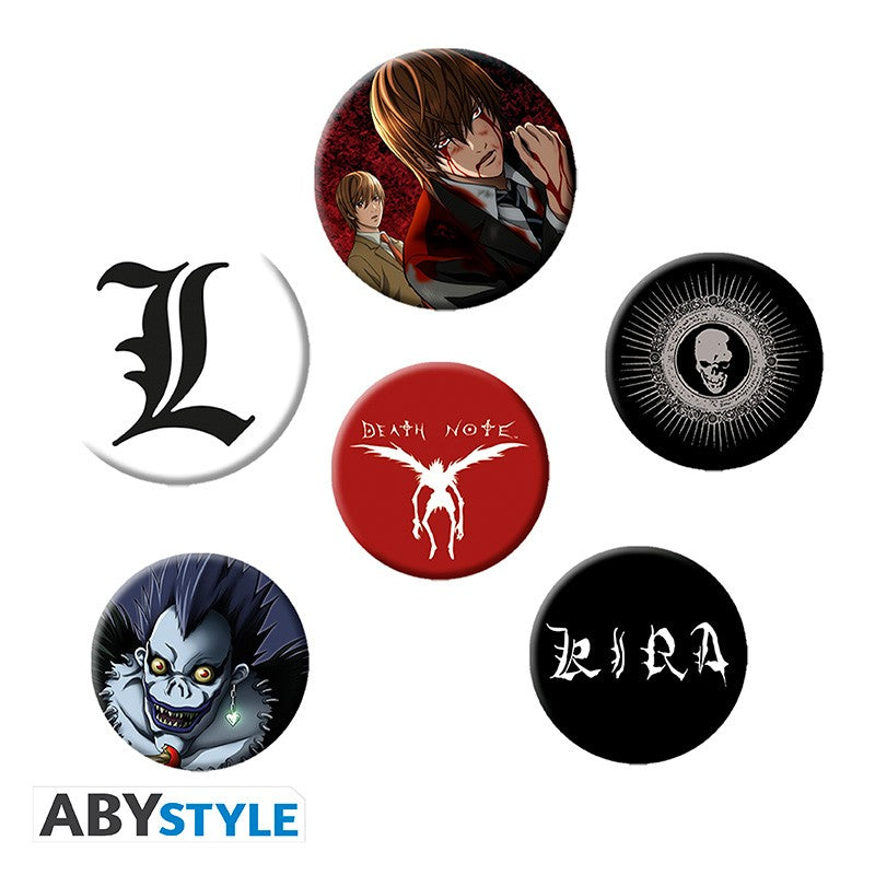 DEATH NOTE- სამკერდე ნაკრები 4 ცალიანი
