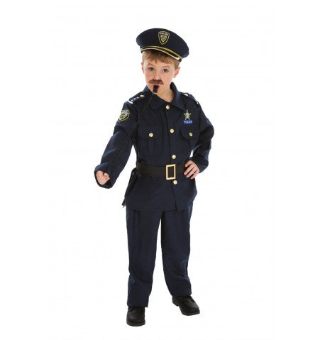 Policeman costume for children in different sizes