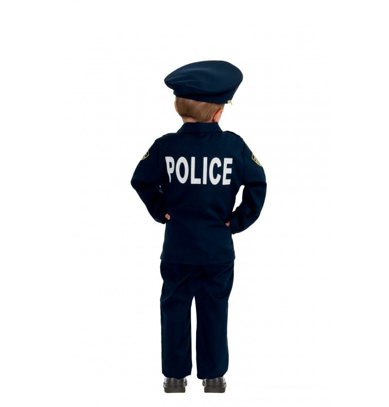 Policeman costume for children in different sizes