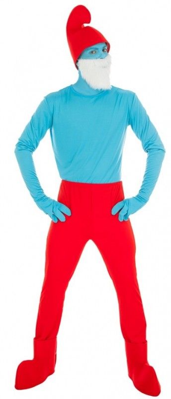 Suit GRANDPA SMURF size M
