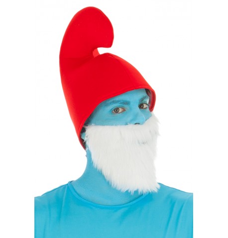 წითელი ქუდი GRANDPA SMURF ზრდასრულის