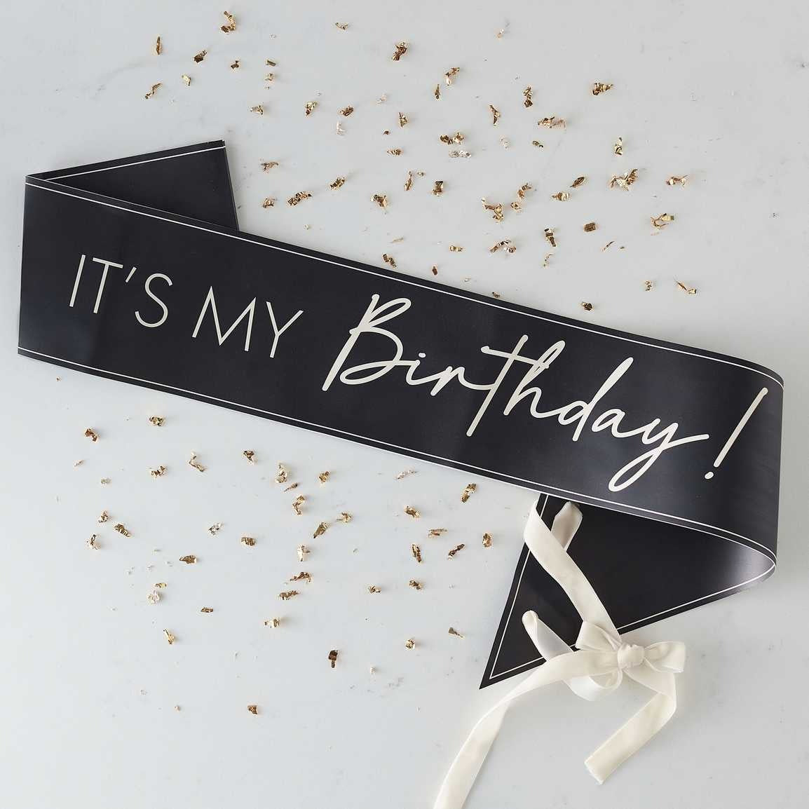 შავი ლენტი It's my Birthday