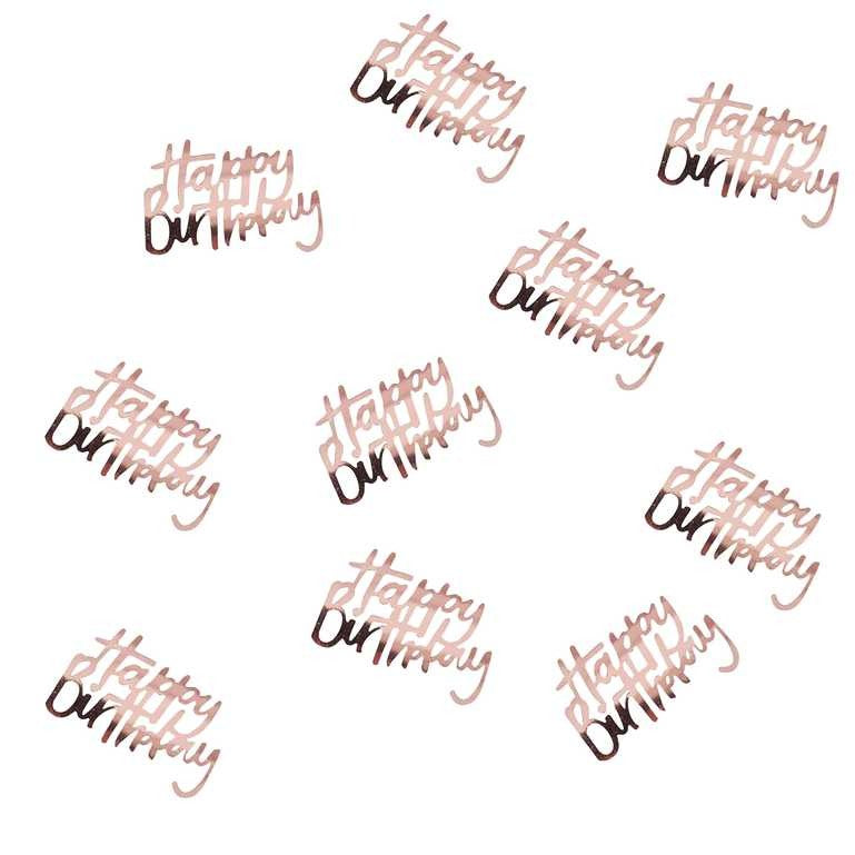 კონფეტი სპილენძისფერი Happy Birthday 14გ