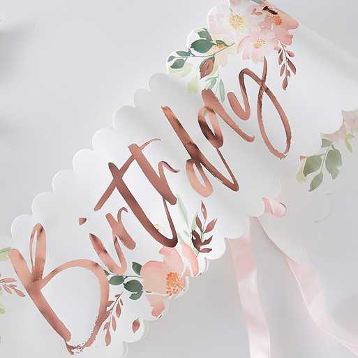 სპილენძისფერი ლენტი Its My Birthday