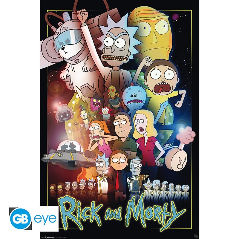 RICK AND MORTY - პოსტერი Wars 91.5x61 სმ