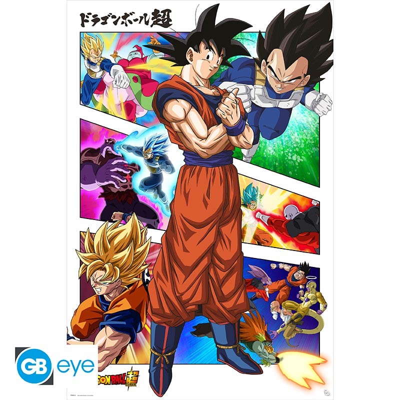 DRAGON BALL SUPER - Poster "Panels" 91.5x61 cm
