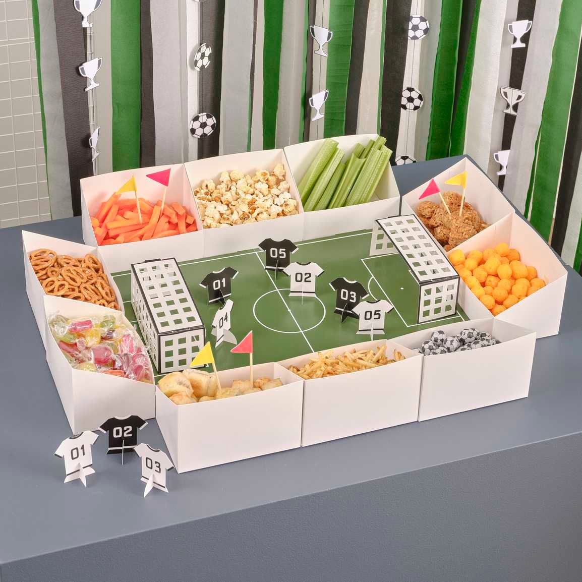 მაგიდის დეკორაცია Football Stadium Treat Stand