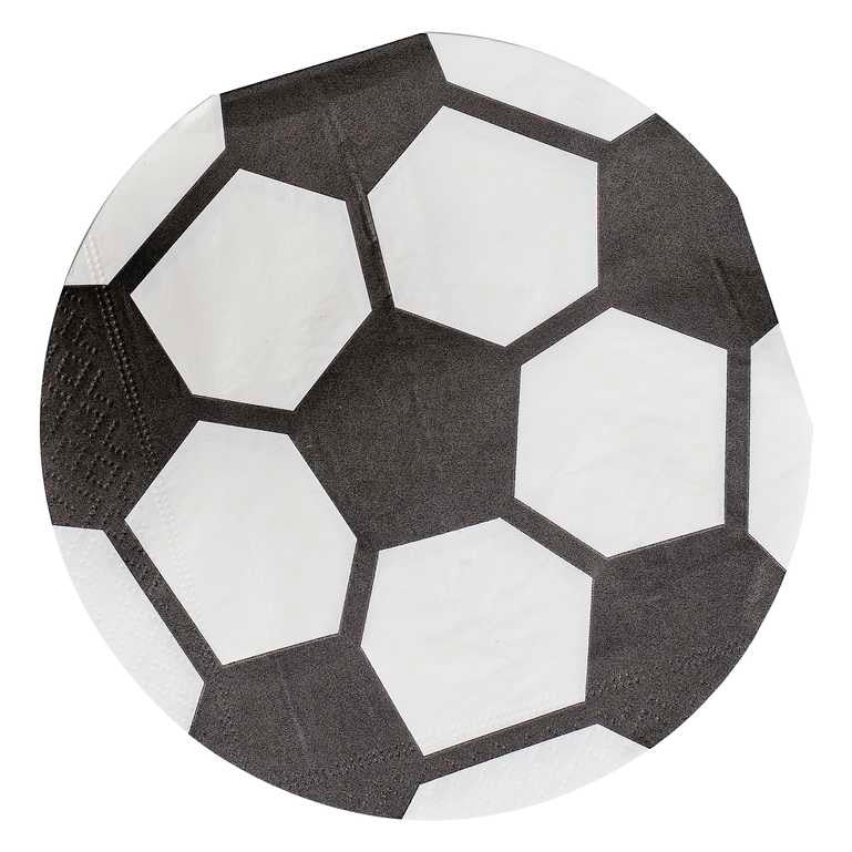 Paper napkin Football 17 pcs 14.5 cm