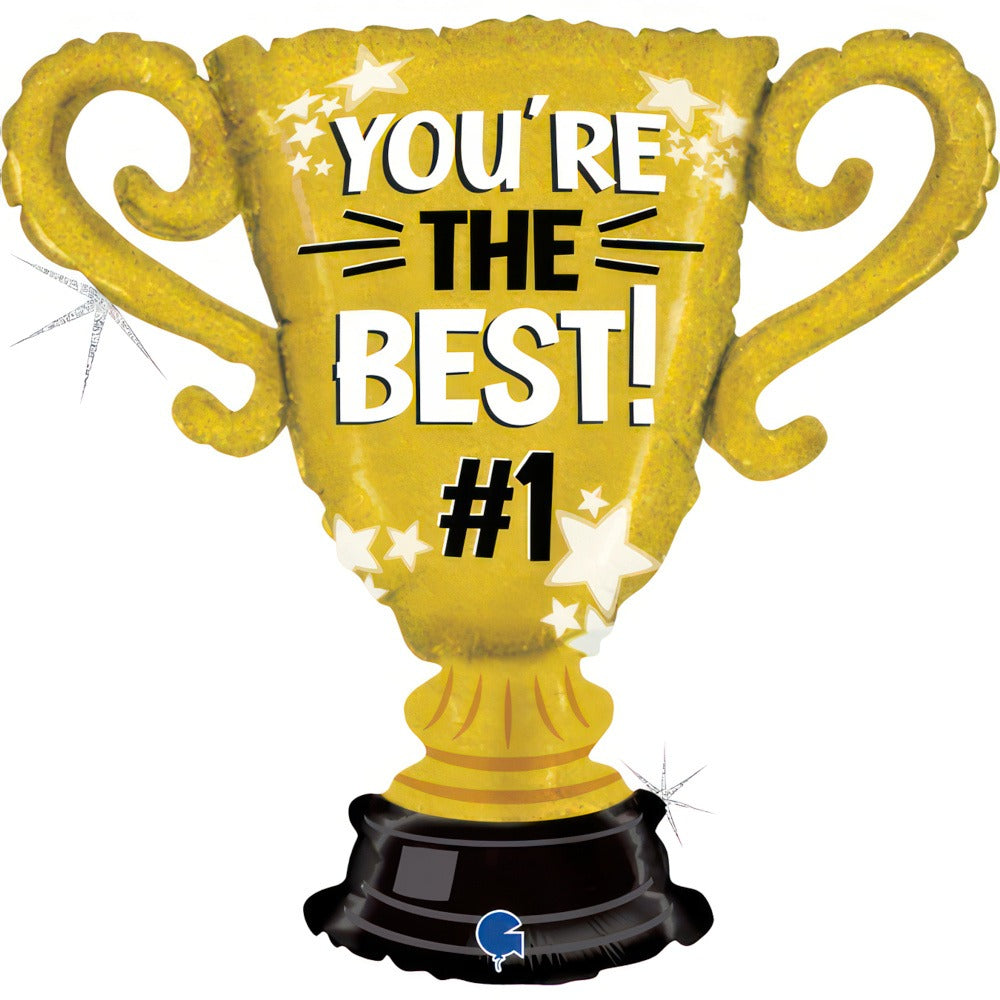 ფოლგირებული ბუშტი ოქროს თასი You're The Best 71სმ
