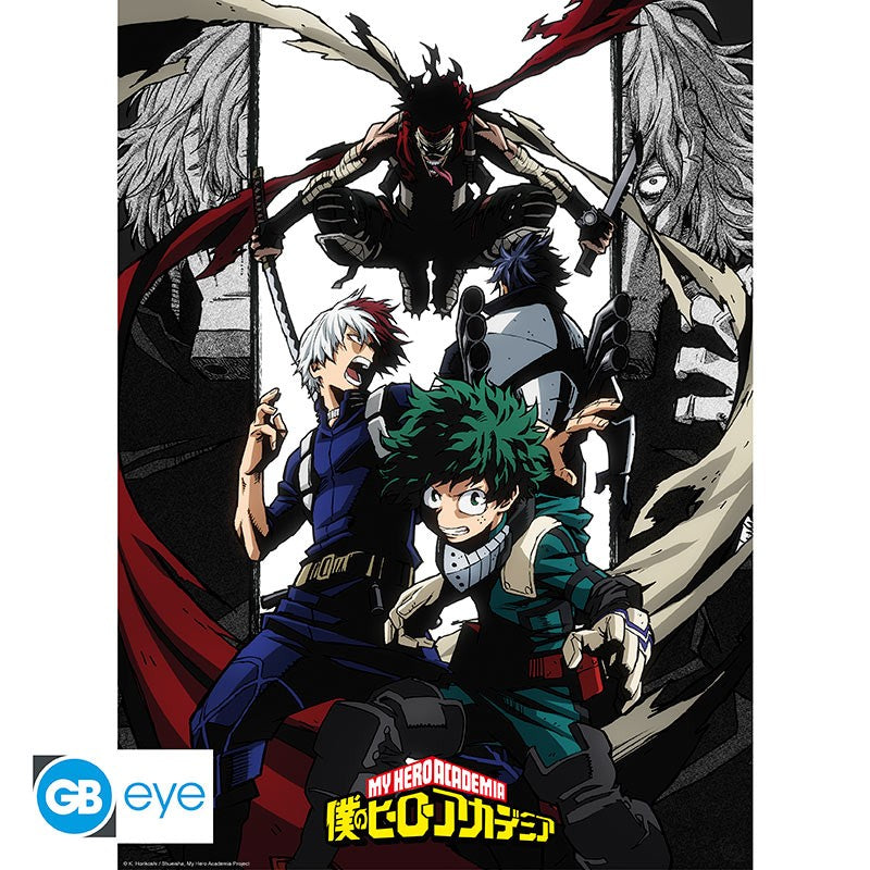 MY HERO ACADEMIA - poster "Stain vs students" 52x38 cm