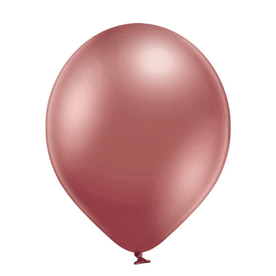Chrome-plated balloon copper-colored 1 pc