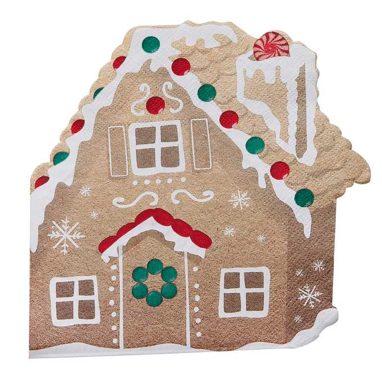 ქაღალდის ხელსახოცი Gingerbread House 16ც