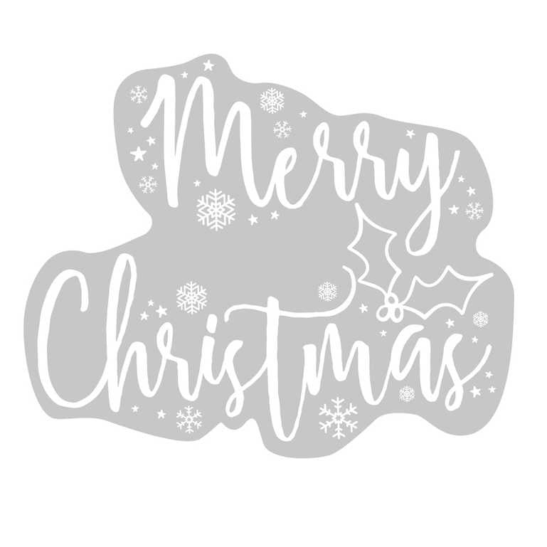 ფანჯრის სტიკერი Merry Christmas