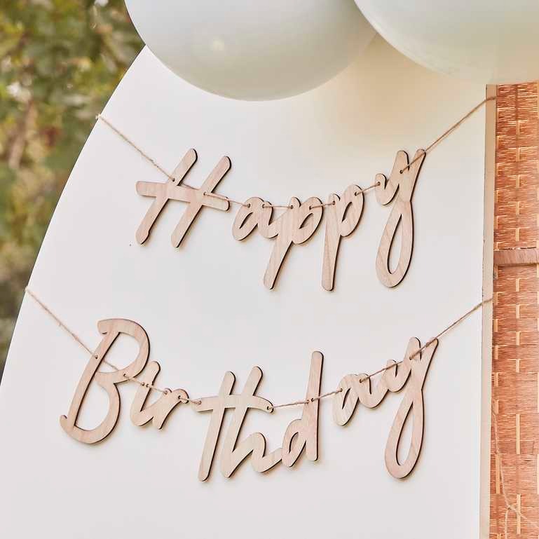 ბანერის ხის Happy Birthday 1.5 მ