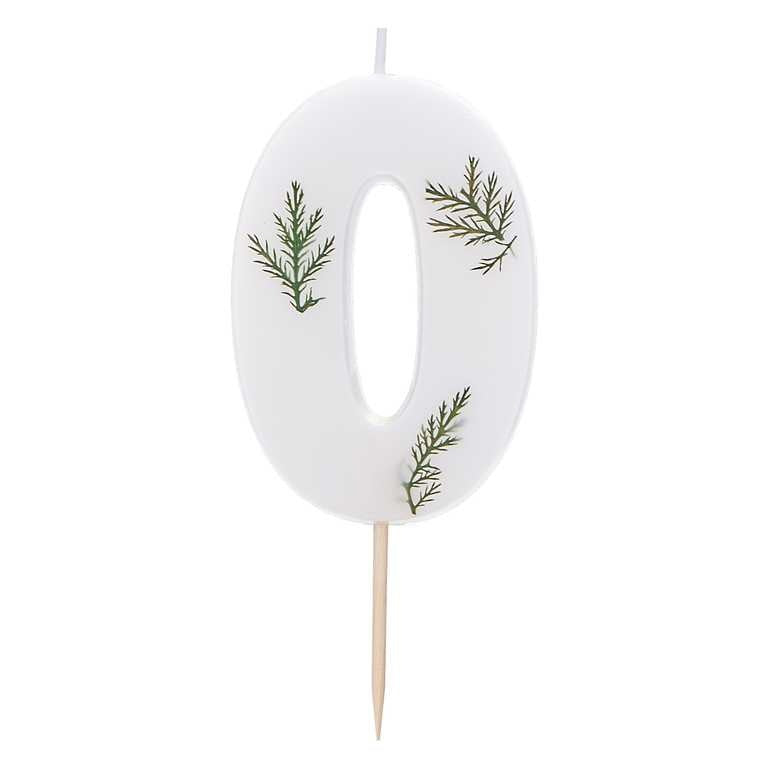 Digital candles with burning decoration