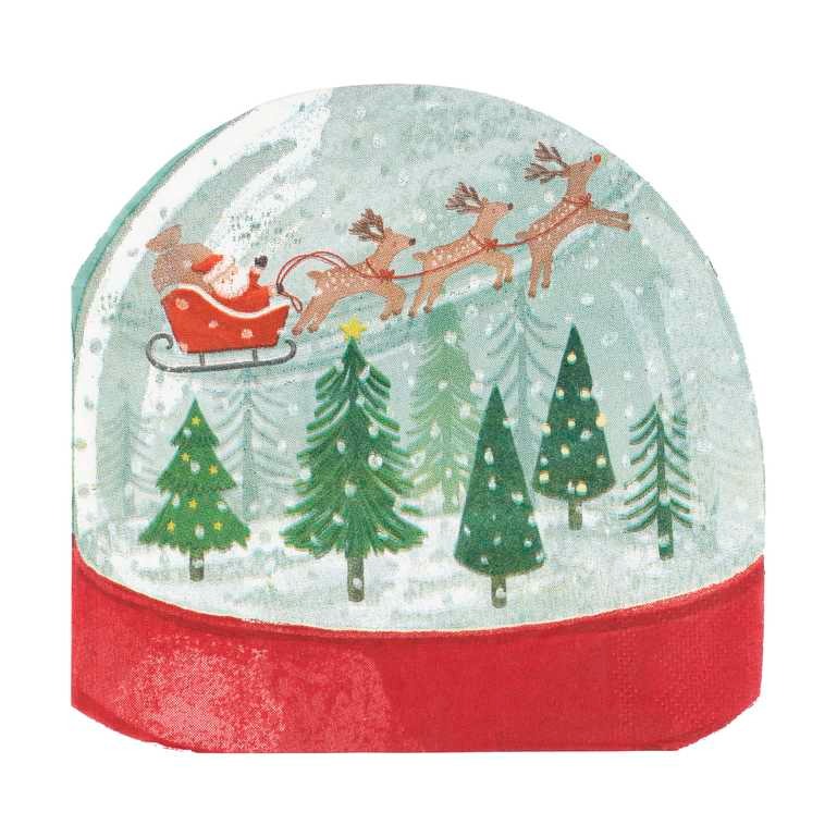 ქაღალდის ხელსახოცი Snowglobe 16ც
