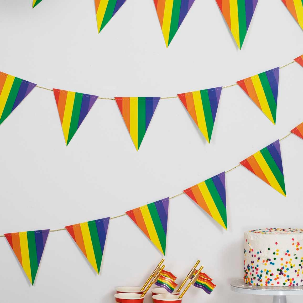 Colorful flag-banner 5m