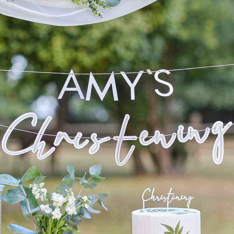 Prefab banner AMY'S Christening 1.5 m