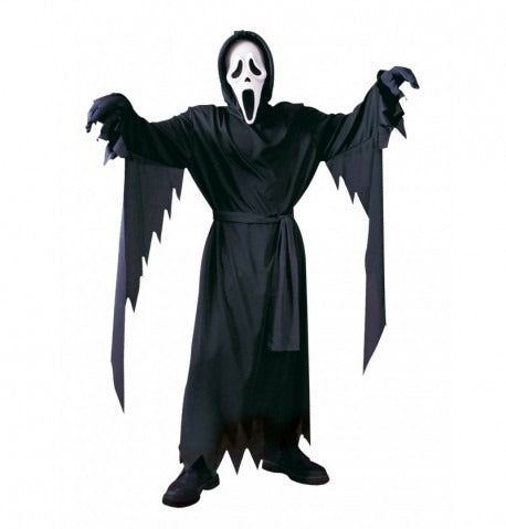 Children's Screaming Costume GHOST FACE TM Various sizes