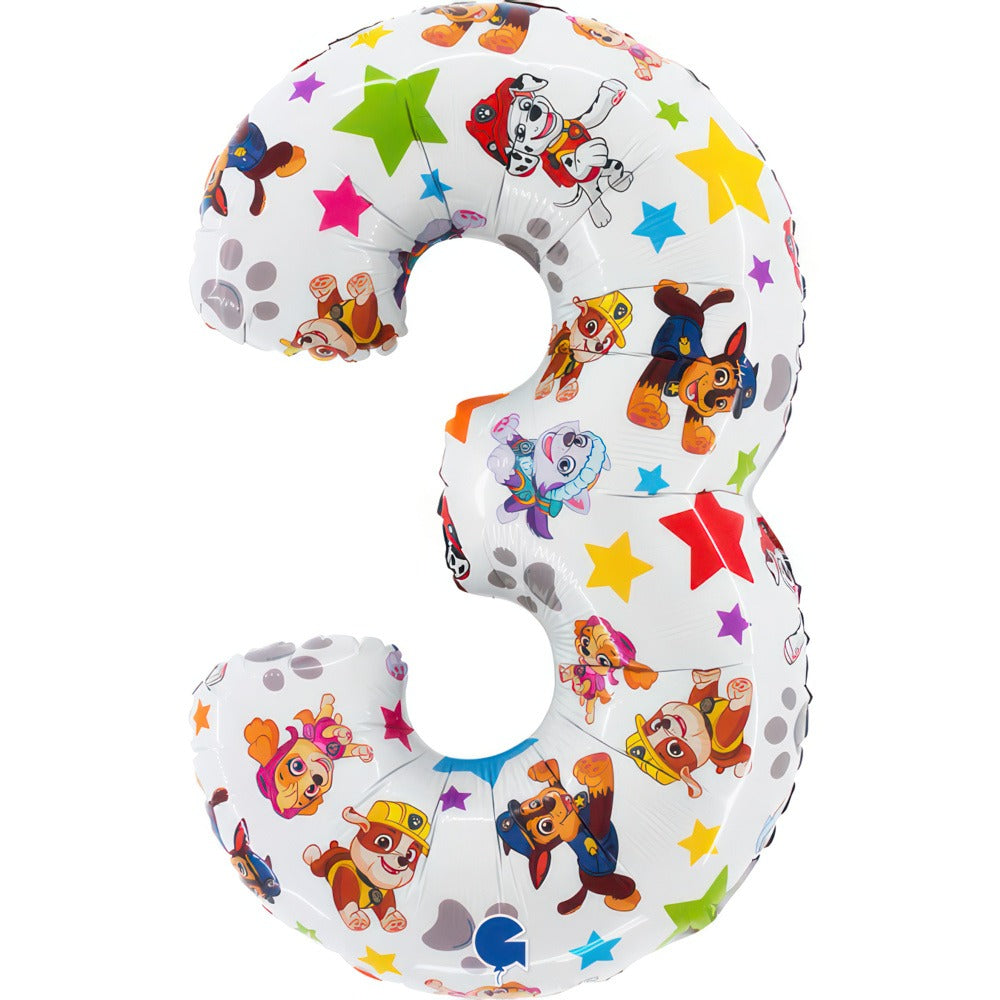 ფოლგირებული ბუშტი ციფრები PAW PATROL 66სმ