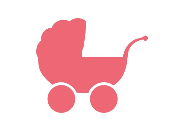 მისალოცი ბარათი საბავშვო ეტლი