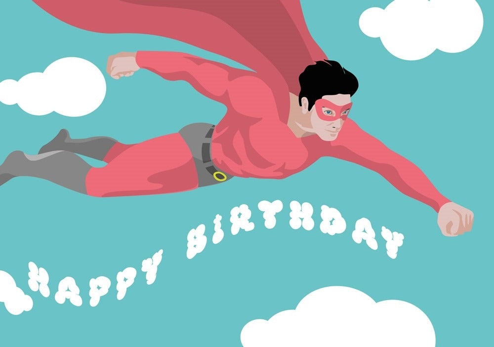 მისალოცი ბარათი დაბ.დღის Superman