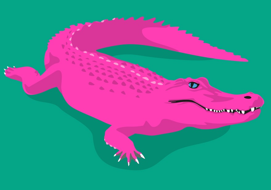 მისალოცი ბარათი ვარდისფერი ნიანგი