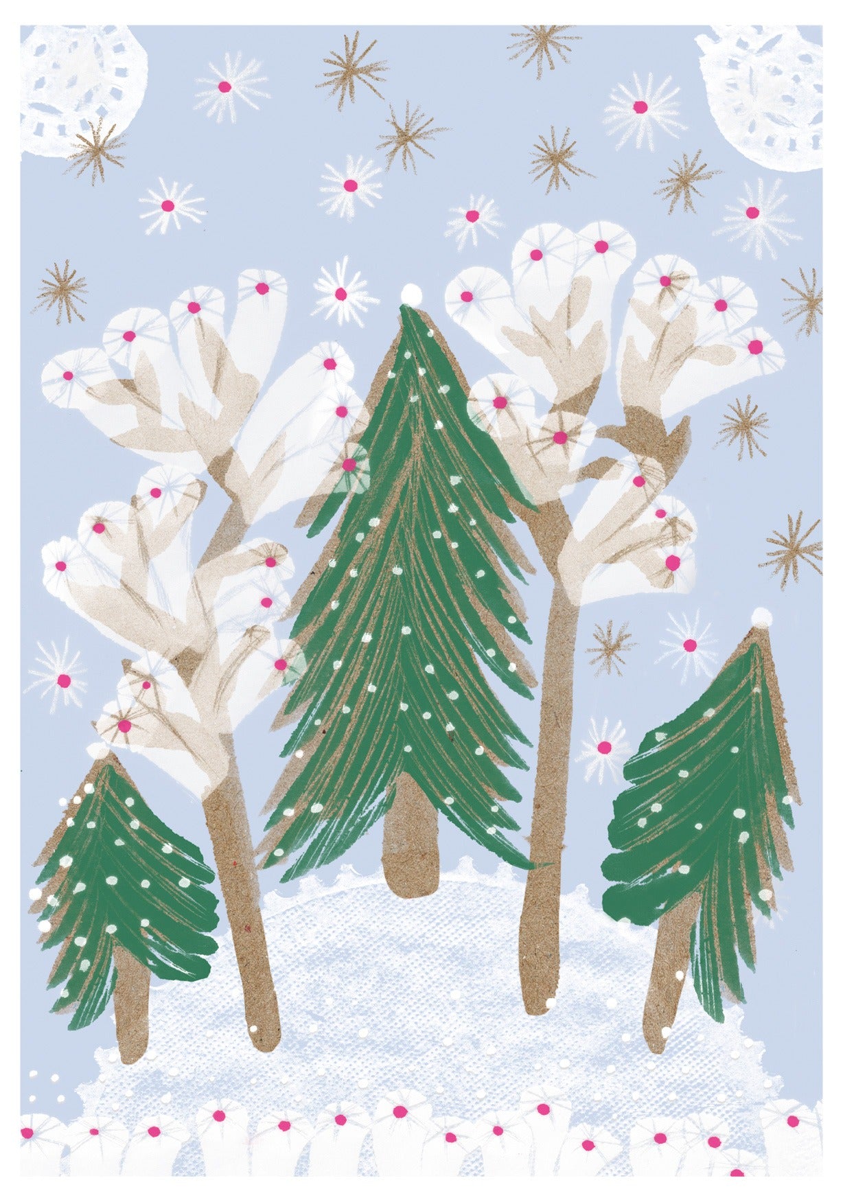 Different kinds of New Year's greeting cards