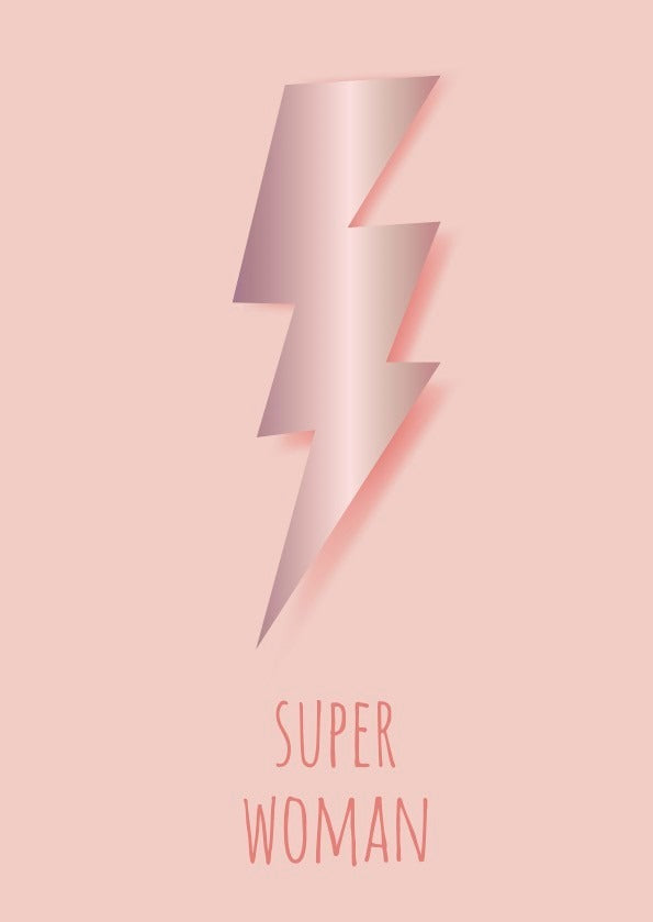 მისალოცი ბარათი superwoman