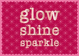 მისალოცი ბარათი Glow shine