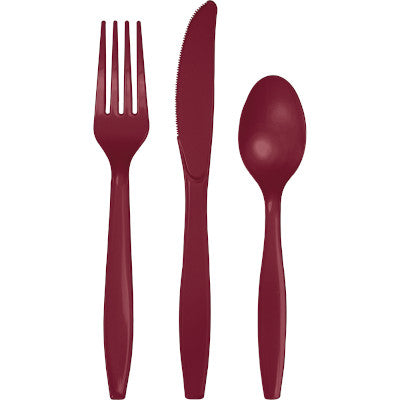 Colorful knife-fork-spoon 24 pcs