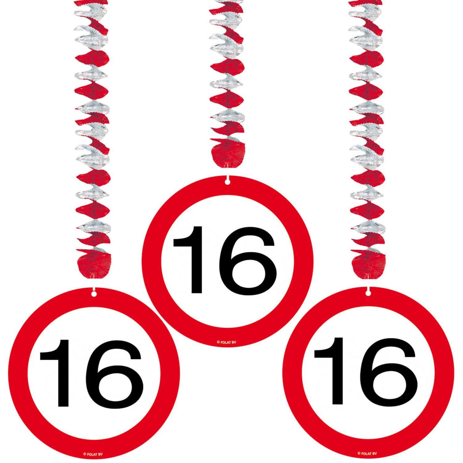 Anniversary hanging decoration 3 pcs