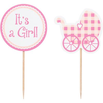 ნამცხვრის დეკორაცია Baby Girl 12ც