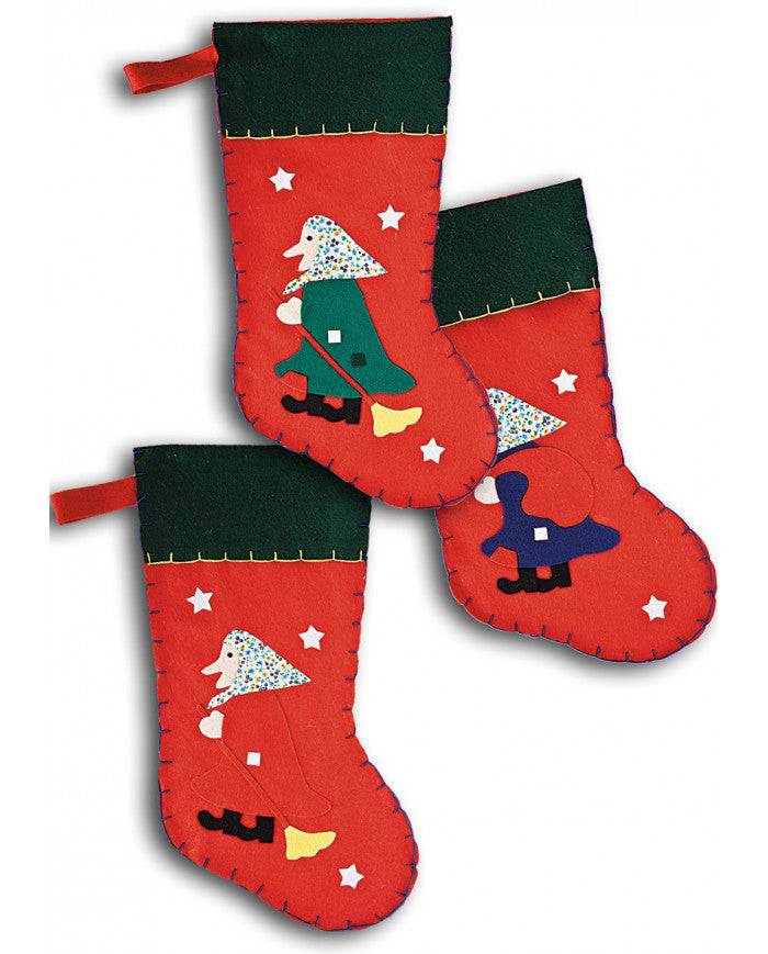 Christmas felt stocking 48 cm