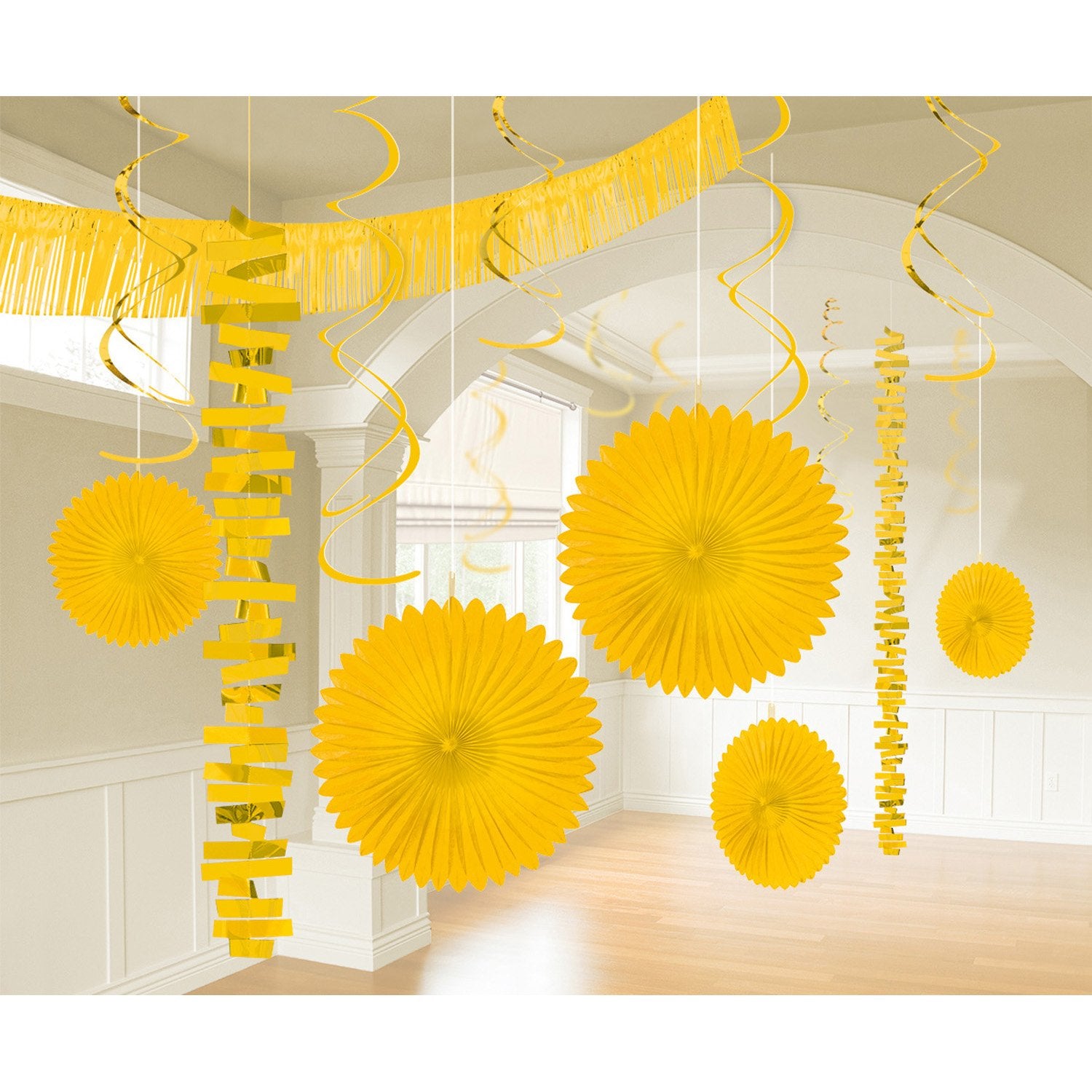 სხვადასხვა ფერის დეკორაციის ნაკრები 18 ნაწილიანი