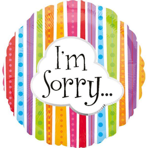 I'm Sorry balloon