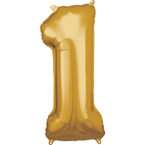Gold foiled numbers 86cm