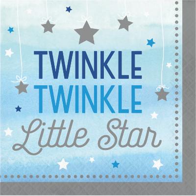ხელსახოცი twinkle twinkle ცისფერი
