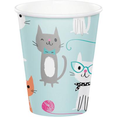 Cup Cats Party 8 pcs