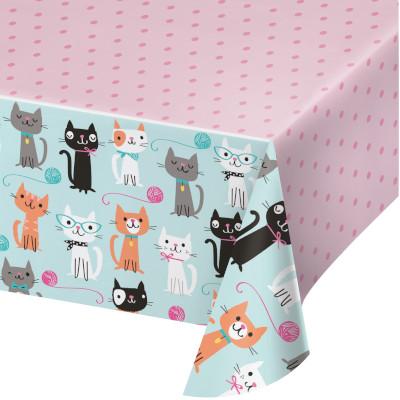 Table Cover Cats Party