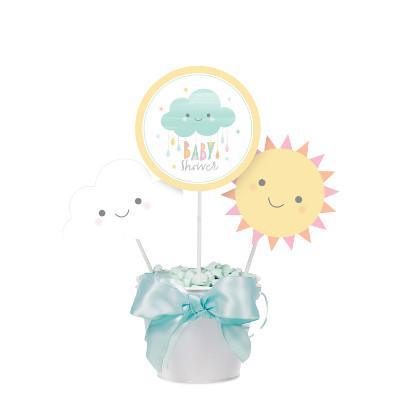 ჩხირები ღრუბლები 3ც BABY SHOWER