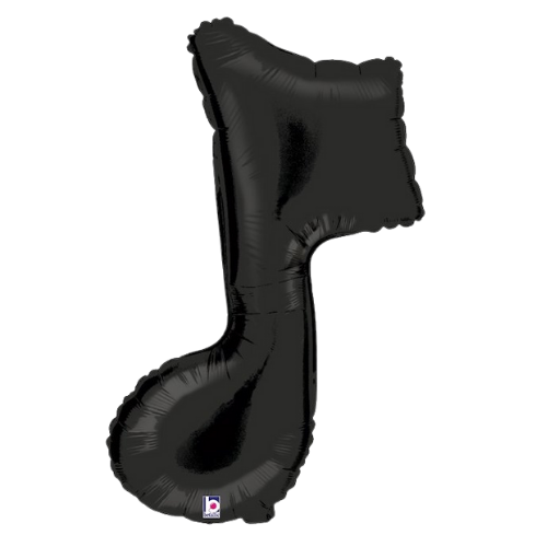 ფოლგირებული ბუშტი ერთმაგი ნოტი 89სმ