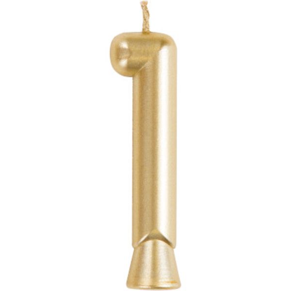 Golden Digit Balloons