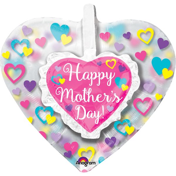 დედის დღე, გულის ფორმის ბუშტი Mother's Day