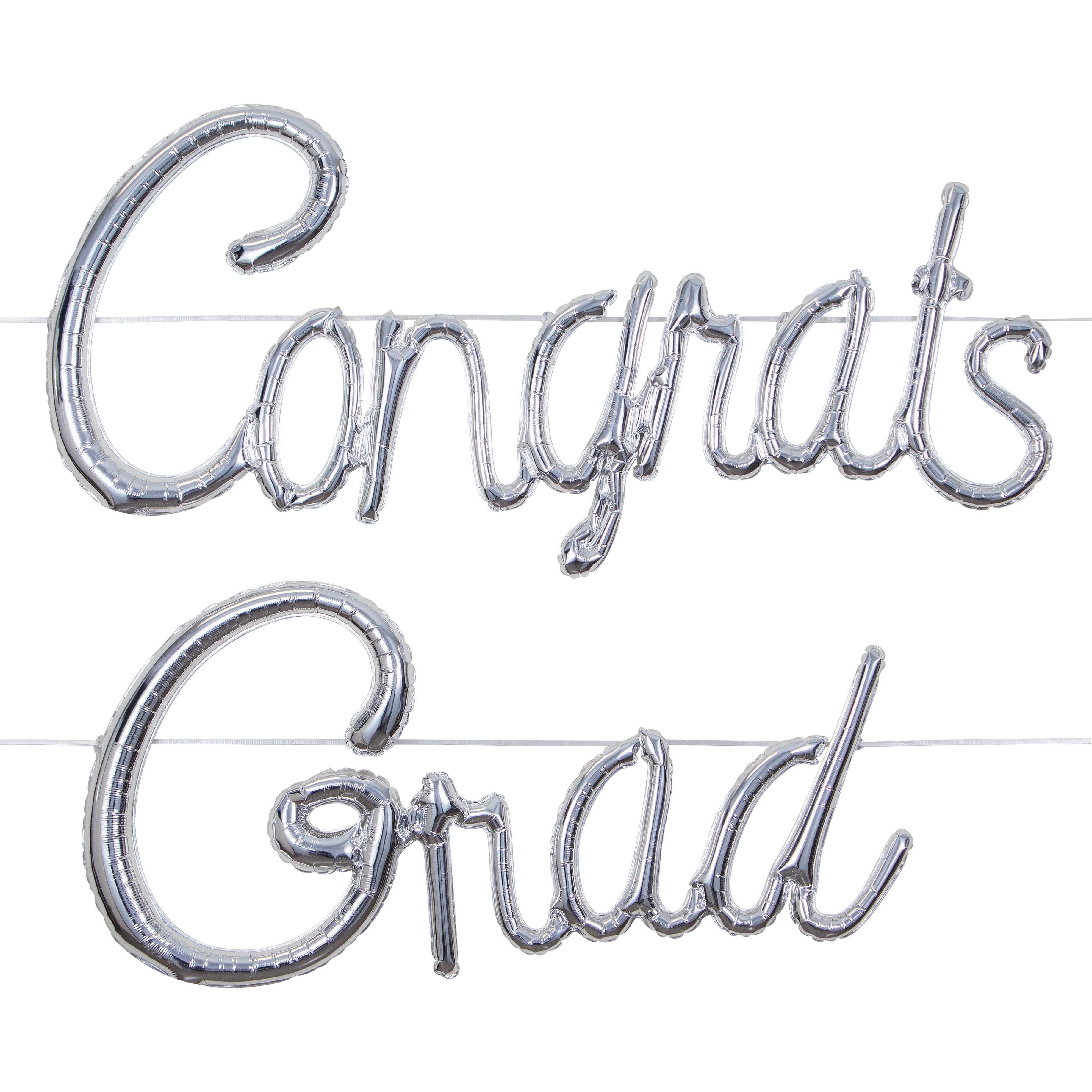 ბუშტი ბანერი "CONGRATS GRAD"