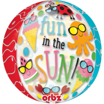 სფეროსებრი ბუშტი ფერადი Fun in the Sun Orbz 38 x 40cm
