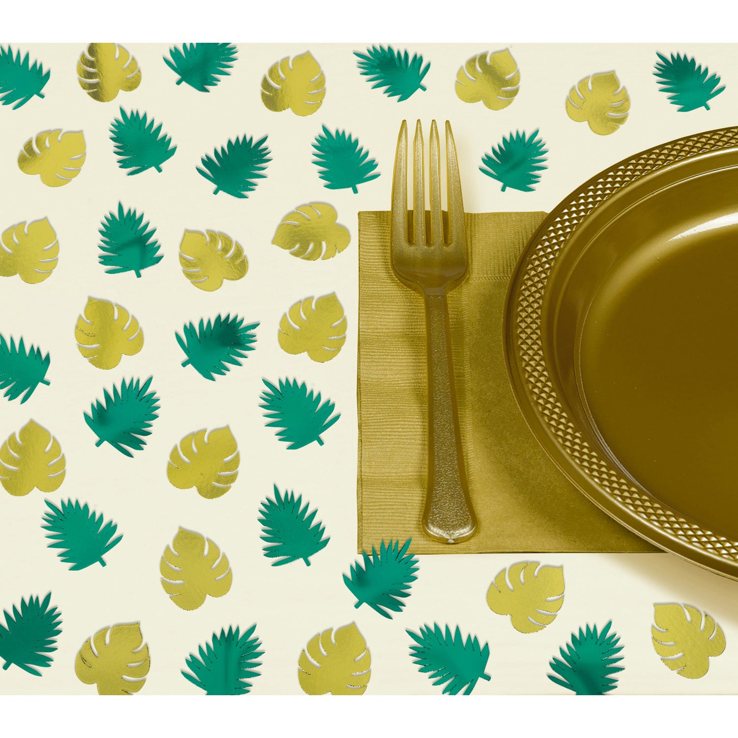 Confetti palm leaves