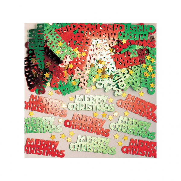 კონფეტი საშობაო მეტალიკი 14გ Confetti Merry Christmas Metallic Foil 14 g