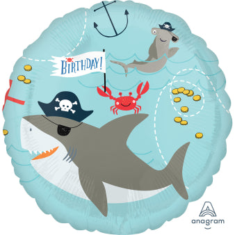 Foiled birthday balloon HX Ahoy S40