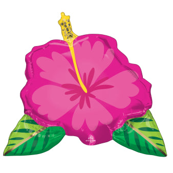 Giant Foil Balloon Hibiscus Flower 63cm x 68cm
